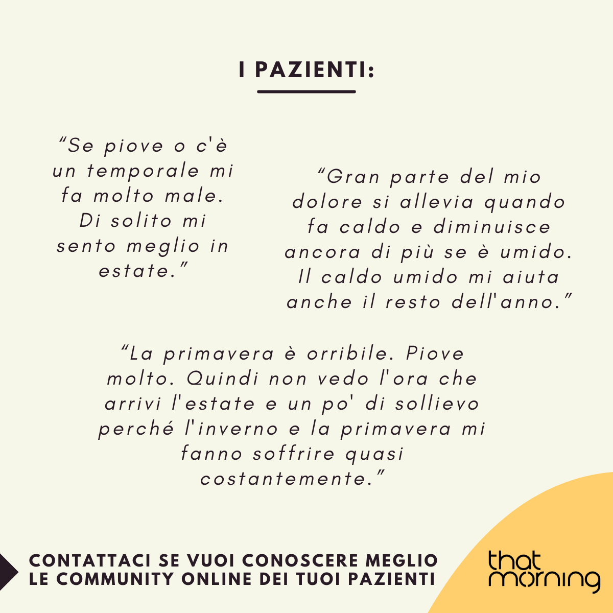 Giornata Mondiale delle malattie reumatiche - Patient Listening (2/3)
