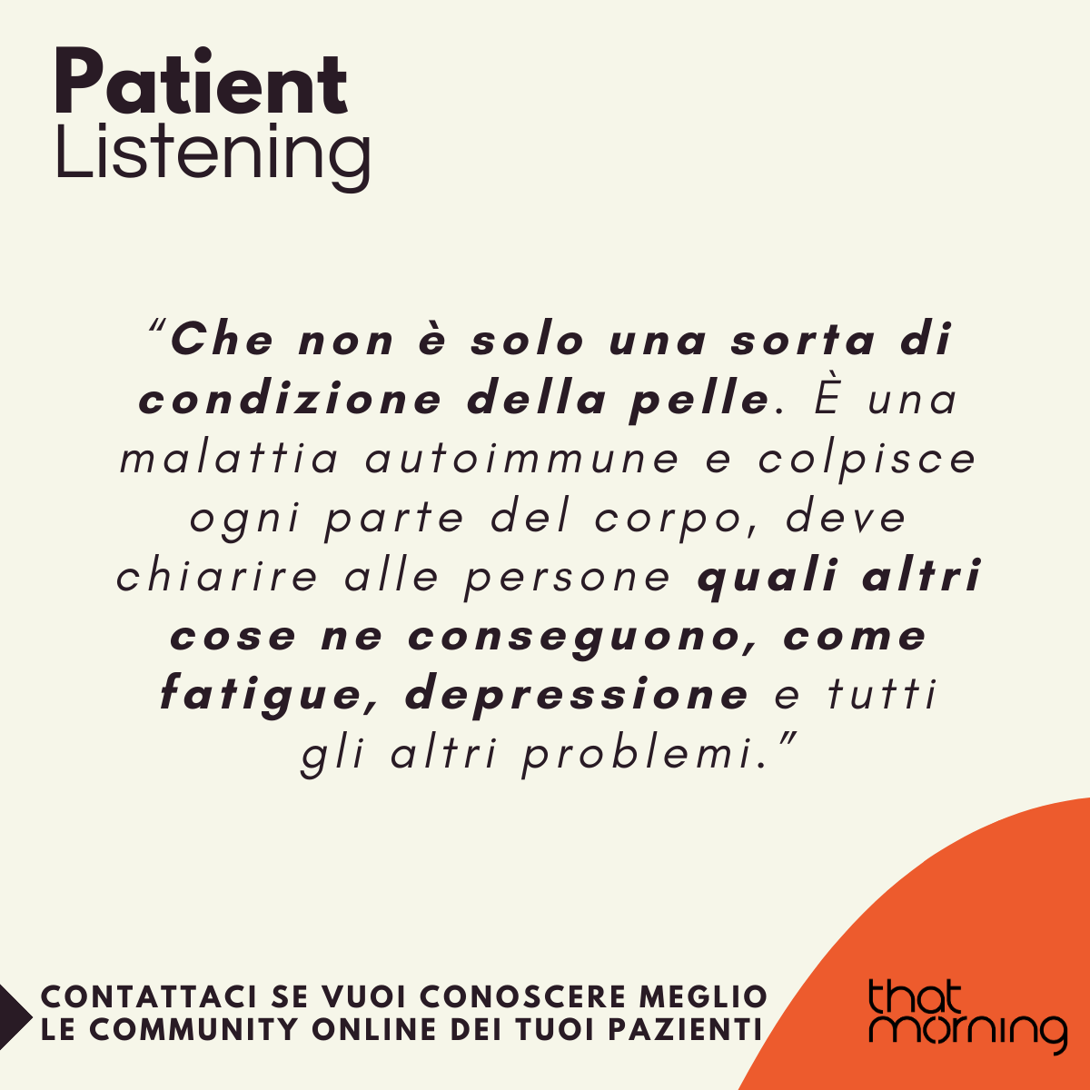 Giornata Mondiale della Psoriasi - Patient Listening parte 3 (4/4)