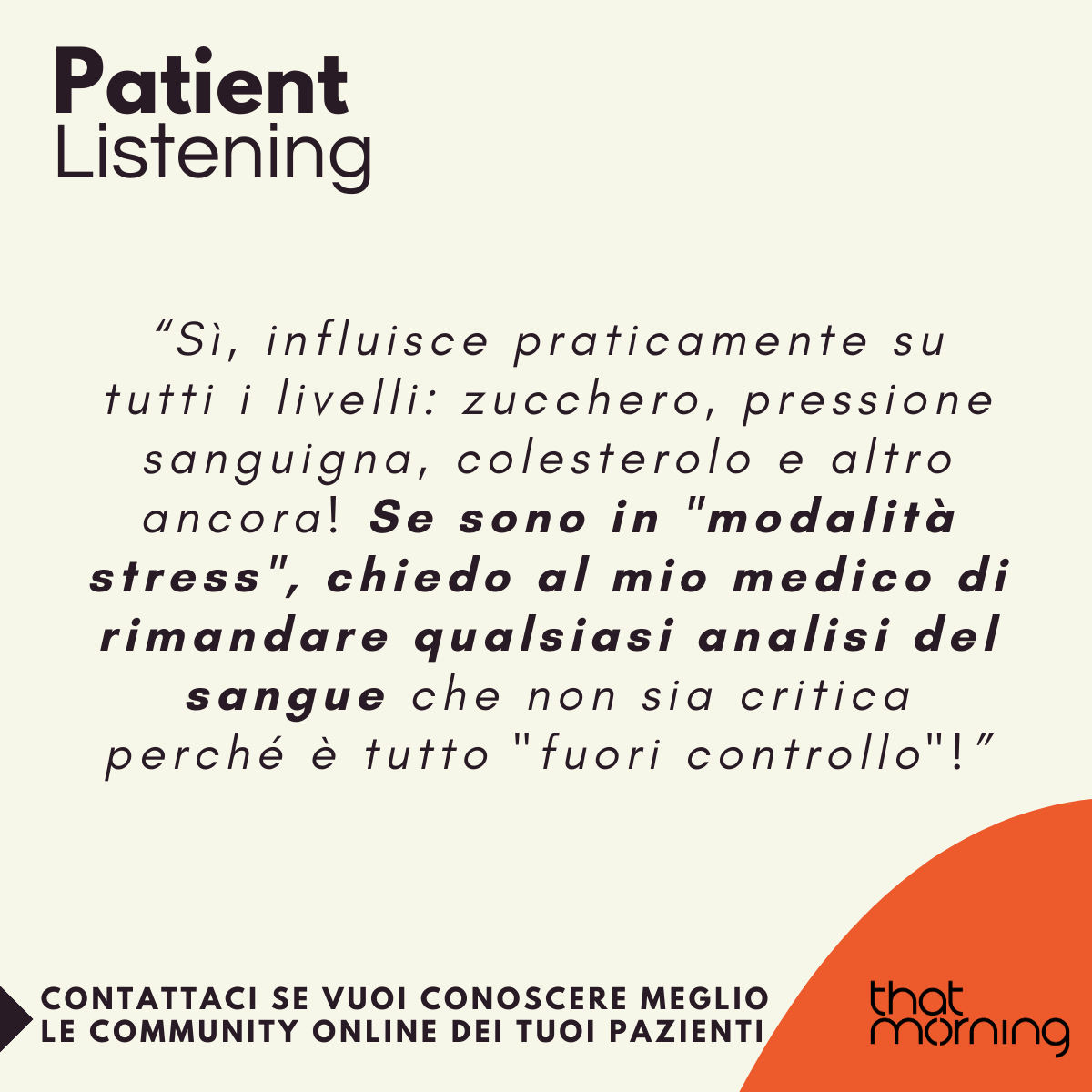 Giornata Mondiale del Diabete - Patient Listening (4/5)