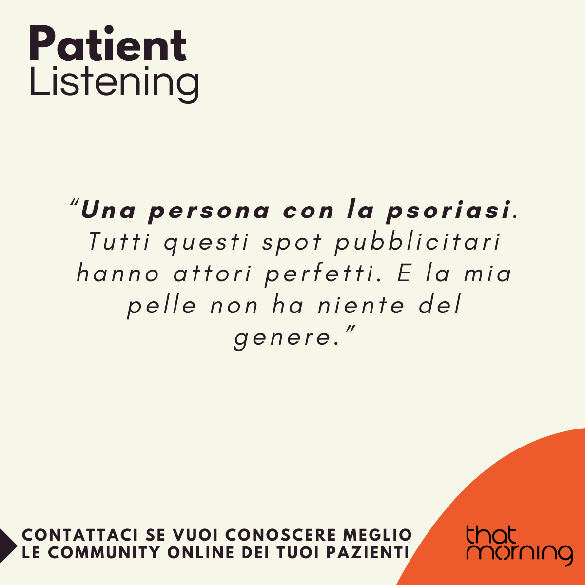 Giornata Mondiale della Psoriasi - Patient Listening parte 3 (2/4)